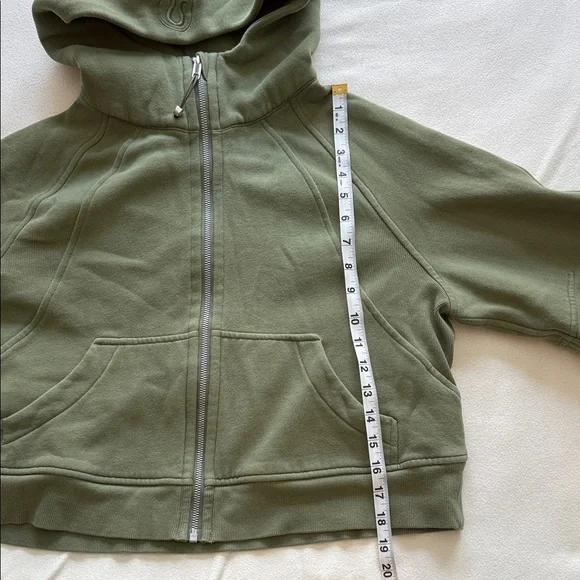 lululemon athletica Scuba Olive Green Full-Zip Hoodie, Women’s XS - Picture 9 of 9